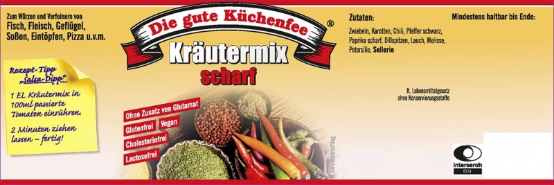 Kräutermix, scharf 200 g Beutel